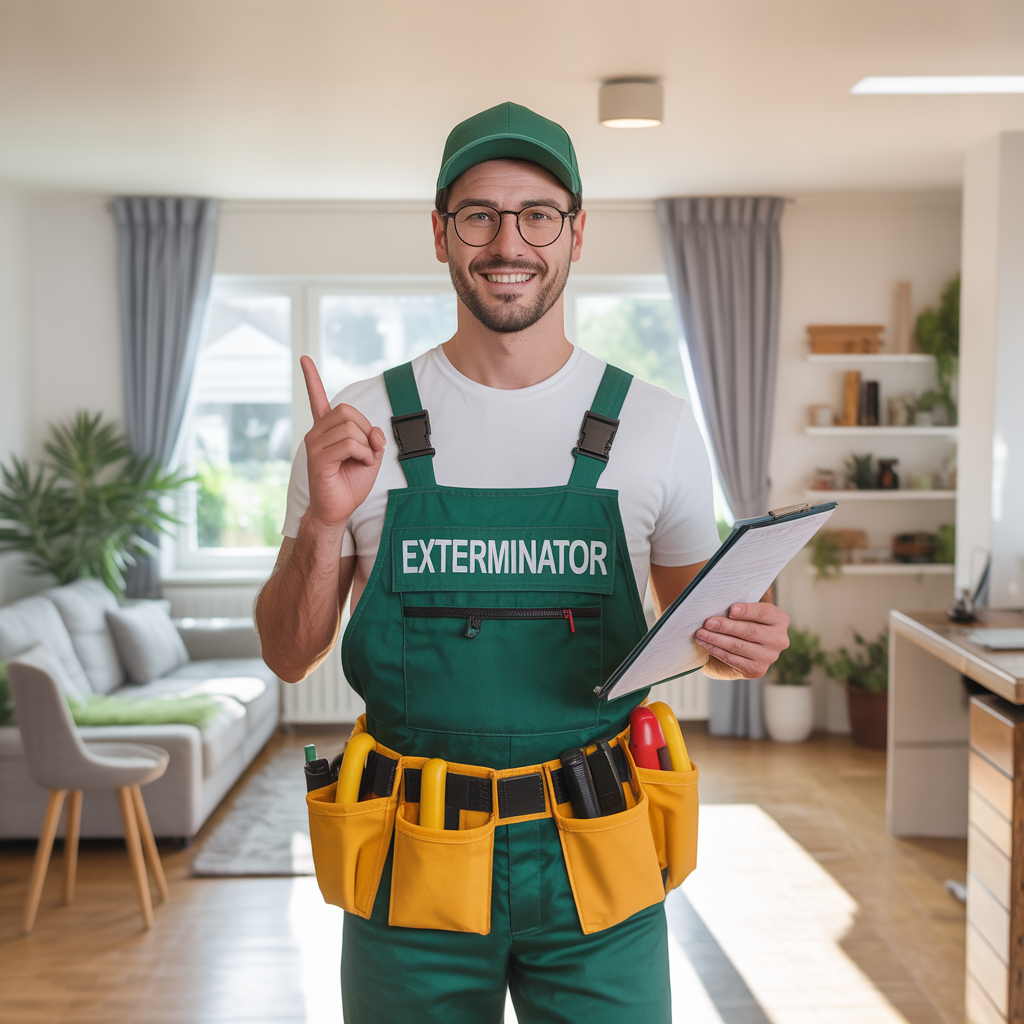 Licensed and certified professional pest control technician providing expert exterminator services in Woodhaven Queens NY